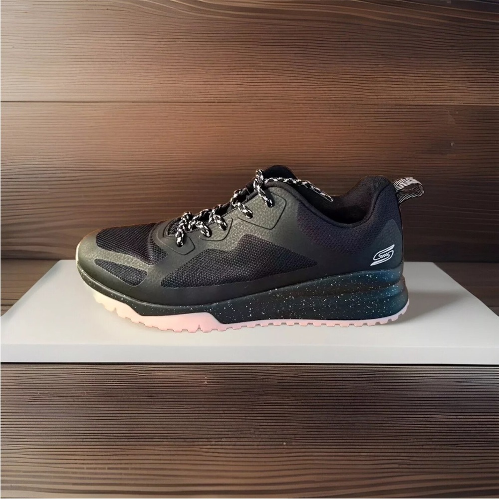 Skechers Bobs Black Memory Foam Shoes Size 9 Women Preowned